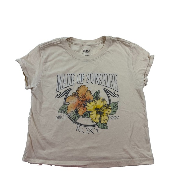 Roxy Tops - Roxy Women's Juniors Crop Top Size Small Hibiscus Flower Print